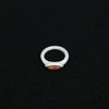 OLIO E ACETO Tanabata Special Series Sterling Silver Orange Moonlight Satellite Ring OLIO-OA13F18-YFC Silver/Pink Orange